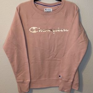 Rose Gold Champion Sweatshirt